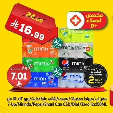 7-Up/Mirinda/Pepsi/Shani Can CSD/Diet/Zero
