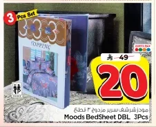 Moods BedSheet DBL 3Pcs