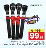 Wurfal 4In1 Flashlight 3SC WFL1321
