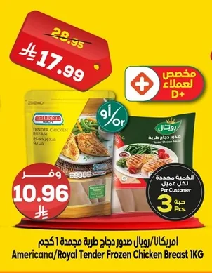 Frozen Tender Chicken Breast