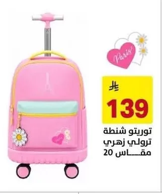 Tore Tto Pink Trolley Bag