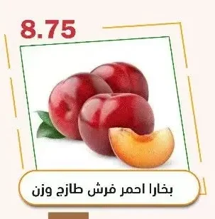 Fresh Red Plums