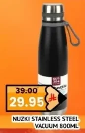 NUZKI STAINLESS STEEL VACUUM 800ML