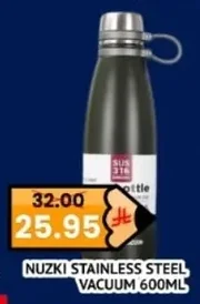 NUZKI STAINLESS STEEL VACUUM 600ML