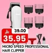 MICRO SPEED PROFESSIONAL HAIR CLIPPER