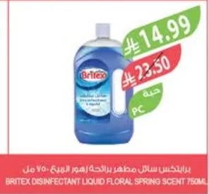 Britex Disinfectant Liquid Floral Spring Scent 750ml