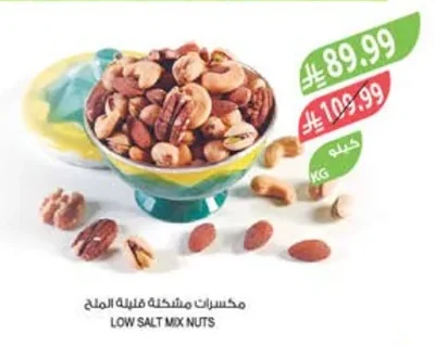 LOW SALT MIX NUTS