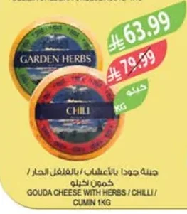 GOUDA CHEESE WITH HERBS / CHILLI / CUMIN