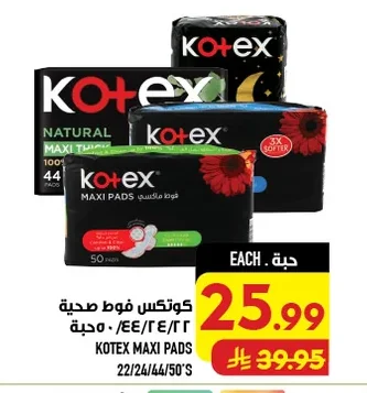 Kotex Sanitary Pads