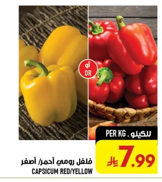 CAPSICUM RED/YELLOW