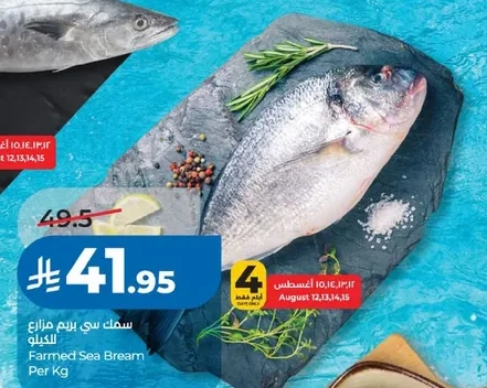 Farmed Sea Bream