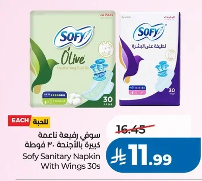 Thin Soft Large Pads with Wings