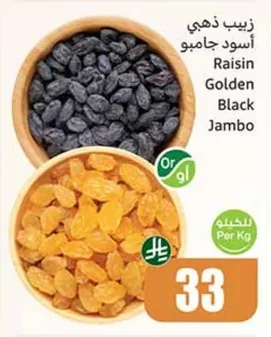 Raisin Golden Black Jambo
