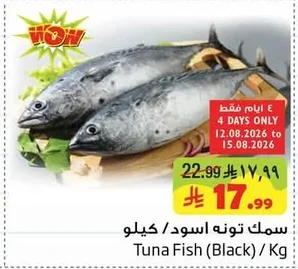 سمك تونه اسود