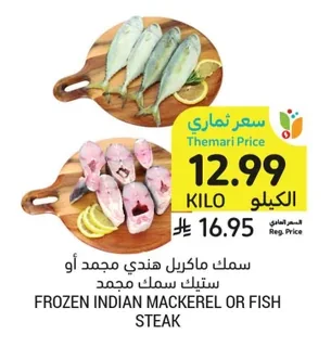 FROZEN INDIAN MACKEREL OR FISH STEAK