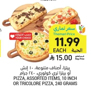 بيتزا، أصناف متنوعة
