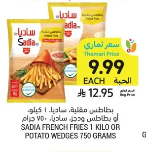 FRENCH FRIES OR POTATO WEDGES