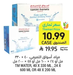 مياه، أسواق التميمي