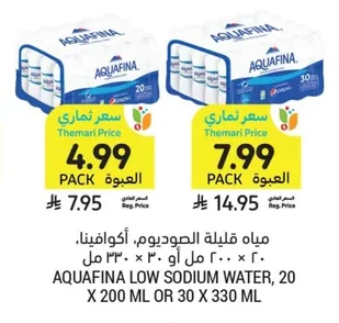مياه قليلة الصوديوم، أكوافينا