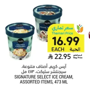 آيس كريم، أصناف متنوعة