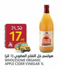 هولسم خل التفاح العضوي