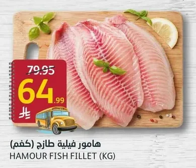 هامور فيليه طازج