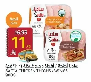 ساديا أفخاذ دجاج غليظة / أجنحة