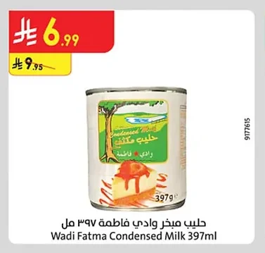 Wadi Fatma Evaporated Milk