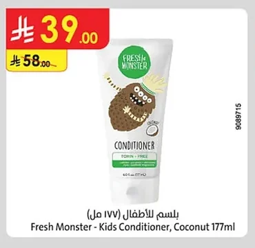 Fresh Monster Kids Conditioner - Coconut 177ml
