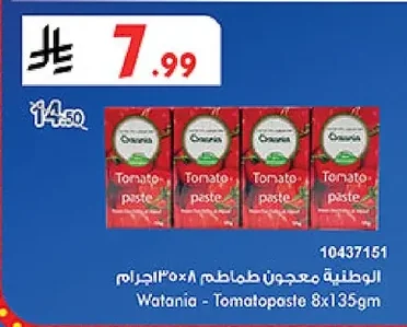 Tomato Paste 8x135g