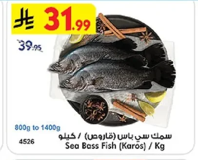 Sea Bass Fish (Karos) / Kg