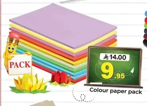 Colour paper pack