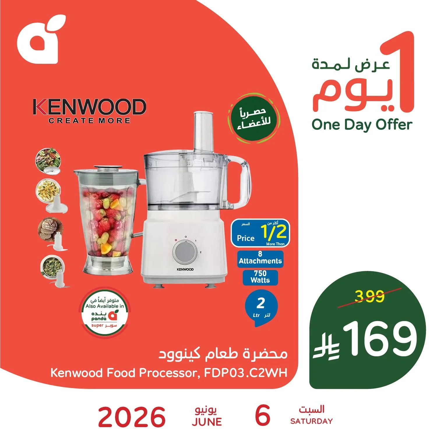 Kenwood Food Processor — Panda